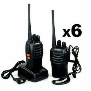 Baofeng 6 Unidade Rdio Comunicadores Walktalk Bf-777s