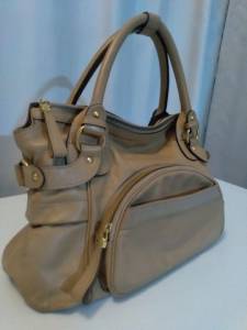 Bolsa De Couro Smartbag Com Metais Dourados (de Mo)