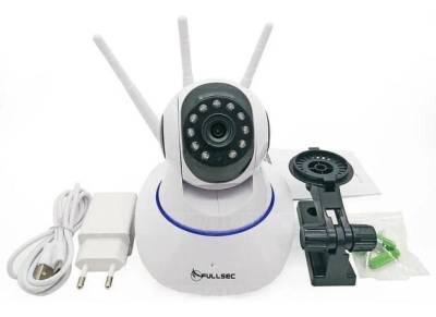 Cmera Ip Wireless Sem Fio Wifi Hd 3 Antenas Sensor Noturna