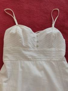 Vestido Longo Branco De Algodo