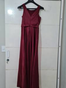 Vestido Marsala Estilo Princesa