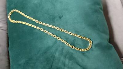 Corrente Banhada A Ouro 7 Mm