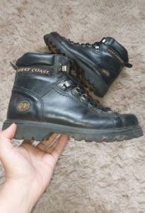 Coturno Masculino Adulto Couro West Coast Worker Classic