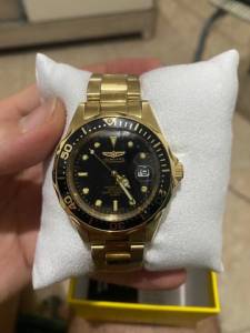 Invicta Pro Driver 8936 Dourado Garantia De 1 Ano