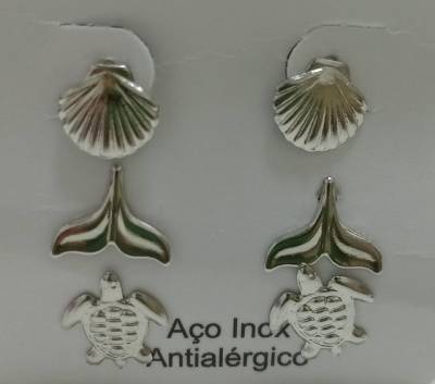 Kit Brincos (ao Inoxidvel/ Hipoalergnico)