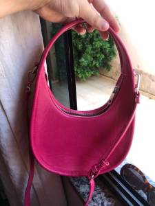 Bolsa Rosa Bem Estruturado E Novinha