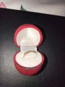 Meia Aliana Em Ouro 18k