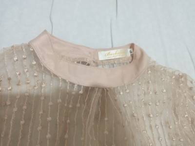 Blusa De Manga Da Borboleta Azul ?