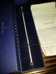 Pulseira Cravejada Da Swarovski