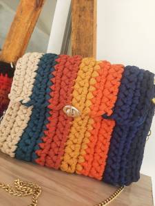 Bolsa De Croch Feita A Mo 100% Nova