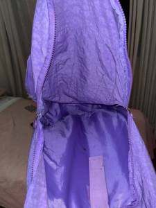 Mochila Roxa Estilo Kipling