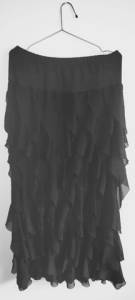 Conjunto Preto De Festa (saia E Blusa)