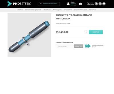 Caneta Pressurizada Com Anvisa Nova  Mesoterapia E Intradermoterapia - Phd