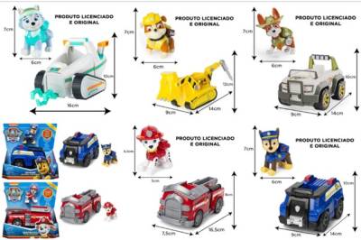 Brinquedos Patrulha Canina Veculo Grande Originais