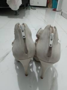 Sandlia De Couro Branco Gelo