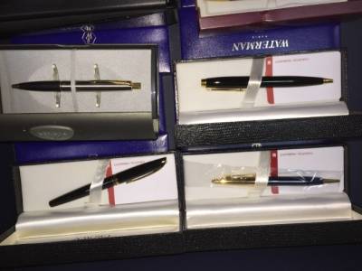 Conjunto De 20 Canetas Da Waterman, Crown E Parker.