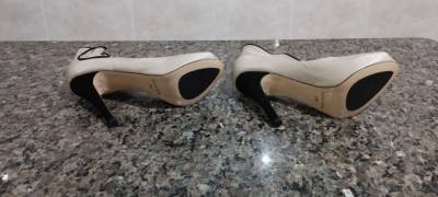 Sapato Feminino Laura Porto Peep Toe Festa Nmero 34