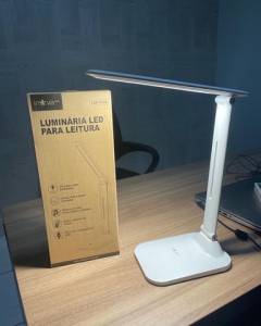 Luminria De Mesa Touch Com Bateria