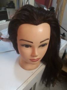 Cabea De Boneca P/ Penteado Cabelo Natural.