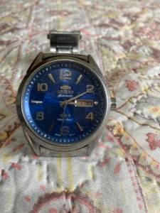 Relgio Automtico Orient 469ss062 Masculino Mostrador Azul