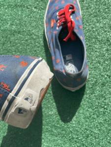 Tenis Vans Da Mlb New York Mets Azul E Vermelho