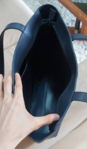 Bolsa Azul Linda Nova Grande