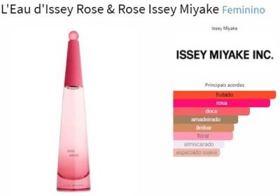Perfume Leau Dissey Rose & Rose Intense 90ml