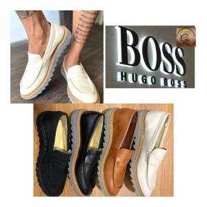 Branco E Preto Sapato Hugo Boss