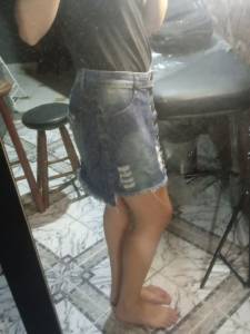 Saia Jeans Tamanho 38