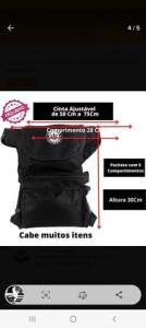 Pochete Perna Moto-boy  Masculina Feminina