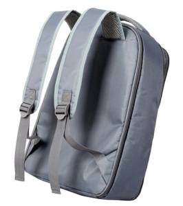 Mochila Executiva Notebook Cinza Com Divisrias