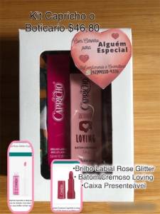 Kit Presente Maquiagem Natura, Boticario E Avon
