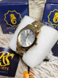 Relgio Feminino Atlntis Gold