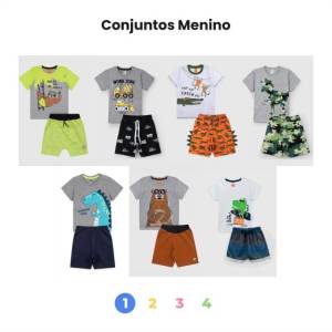 Conjunto Infantil Masculino - Menino 1 Ano, Unidade