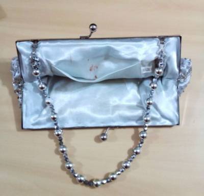 Bolsa De Festa Prata