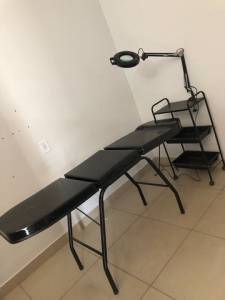 Maca, Carrinho E Lupa Luminria Esttica