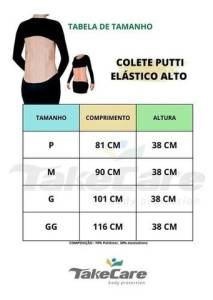 Colete Putti Alto M - Take Care