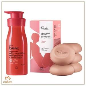 Kit Presente Natura Tamara E Canela Hidratante E Sabonete