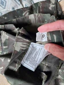 Cala Camuflada Exrcito Tamanho G Ajustvel Na Cintura