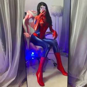 Fantasia Mulher-aranha Vermelho E Azul