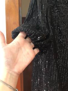 Vestido Preto De Festa (lantejoulas E Curto)