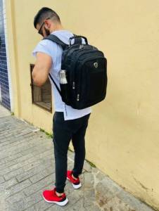 Mochila Reforada Escolar Sport - Nova
