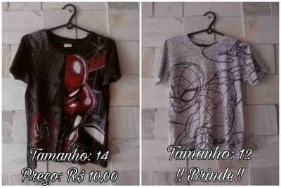 Camisetas Do Homem-aranha