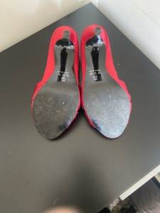 Peep Toe Vermelho