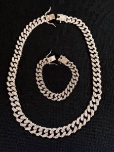 Cordo Cravejado + Pulseira Ice