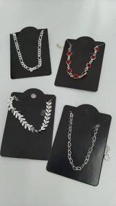 Kit Com 10 Peas Banhadas Em Prata