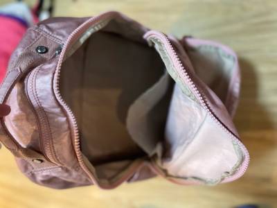 Mochila Kipling- Rose Gold Metlica