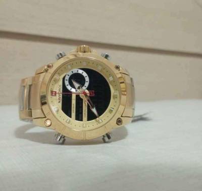 Relgio Luxo Gold - Original A Prova Dgua