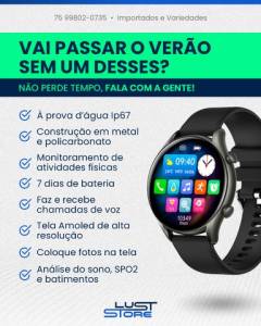 Smartwatch Colmi I20 - Relgio Inteligente Faz E Recebe Chamadas