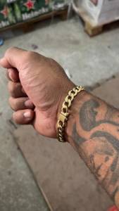 Pulseira De Ouro 12g 18k Nova